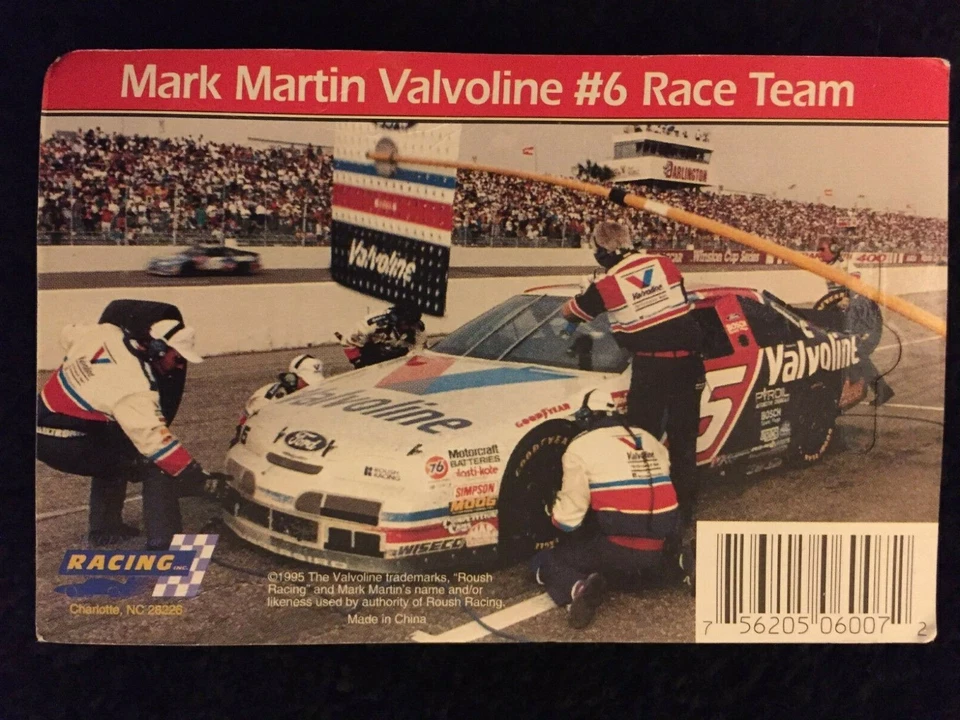 2 Mark Martin Key chain NASCAR Key Chains 1:87 Die Cast Car Legends Of Racing - Image 2 of 2