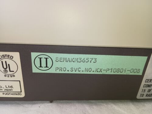 Panasonic KX-P1080i 9-Pin Impact Dot Matrix Printer - Power Tested - Picture 7 of 16