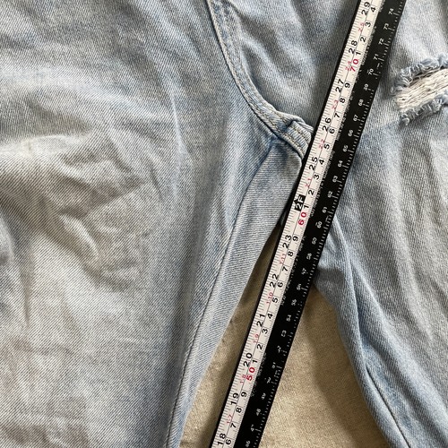 Old Navy Vintage Y2K Denim Bib Overalls Girls L 10-12 Blue Light Wash Relaxed - Picture 9 of 12