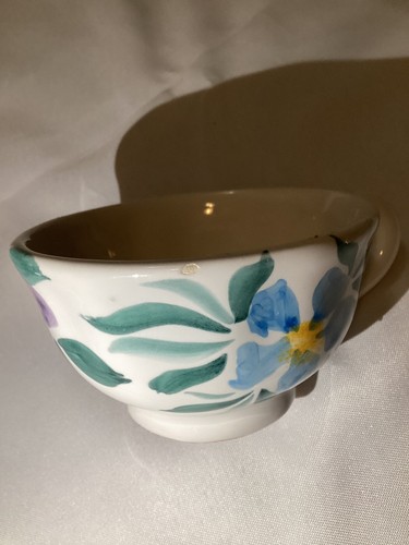 Fortebraccio Ceramiche Italy Saucers Set of 10 and 1 Tea Cup Floral - Picture 15 of 16