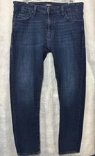 Mavi Men's Jake Slim Leg Jeans Dark Wash Stretch 36x30 pockets embroidery logo
