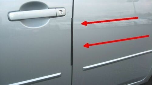 FOR LAND ROVER 8 INCH BLACK DOOR EDGE PROTECTORS TRIM MOLDING KIT SET 4PC - Bild 3 von 5