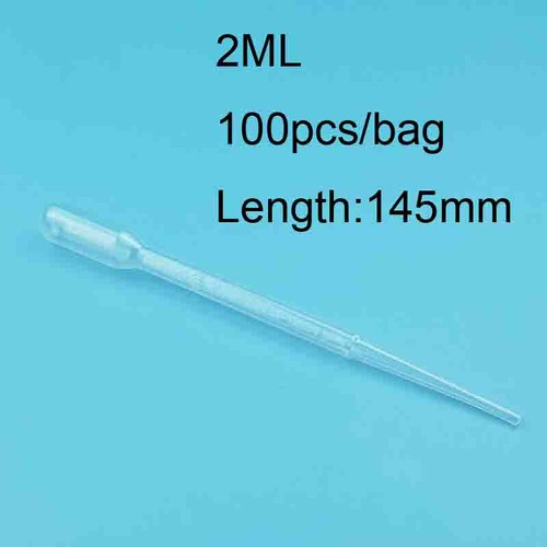 100Pcs Set 1/2/3/5ml Disposable Graduated Pipettes Transfer Liquid Droppers NEW - Picture 7 of 13