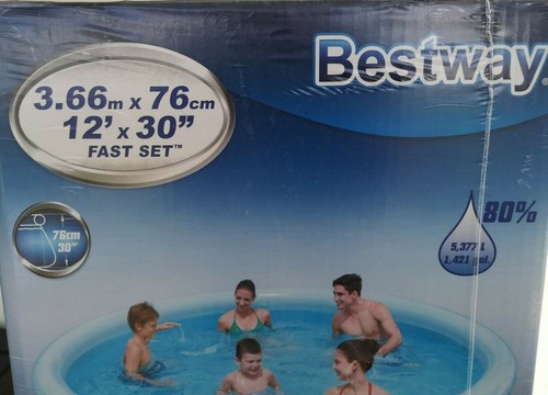 Bestway 57274 Fast Set Pool Schwimmbecken Gartenpool Quick Up Pool 366 x 76 cm - Bild 3 von 10