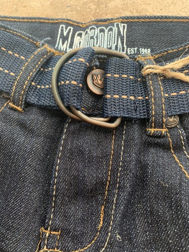 M.Gordon Slim Straight Leg Jeans w/Belt~New w/Tags~ Child Youth Size 5~adj waist - Picture 5 of 10