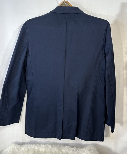 Vintage Lauren Ralph Lauren Classic Blazer Blue 2-Button Down Hong Kong SZ-8P - Picture 11 of 12