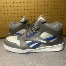 Reebok Composite Toe Classic BB4500 Styling High-Top in Wide Grey/Blue Sz  15W