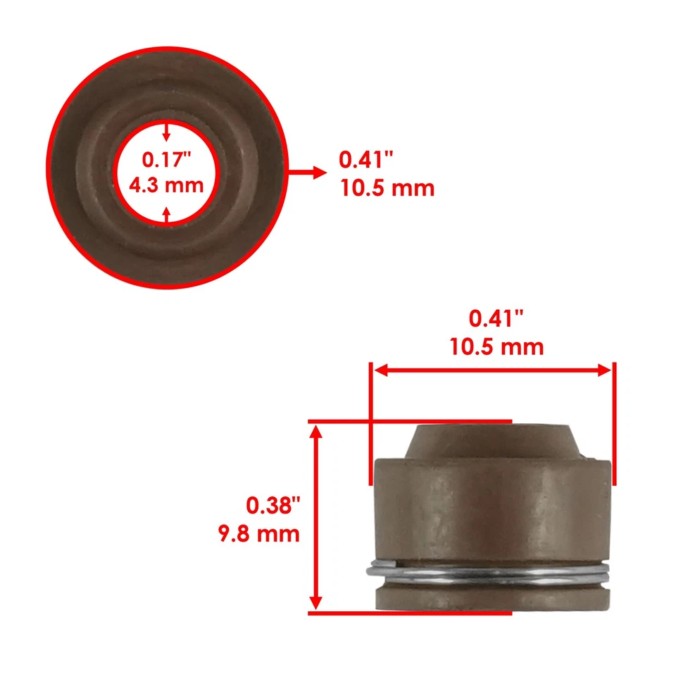 2x Kit de válvula de admisión para Honda CRF450X 2005 2006 2007 2008 2009 2012 2013-2017 Foto 4 de 4