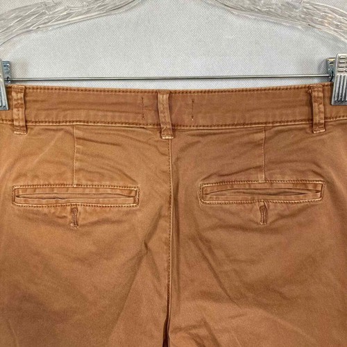 Pantalones Chino by Anthropologie para mujer talla 27 beige tostado denim granate terciopelo rayas - Imagen 4 de 11
