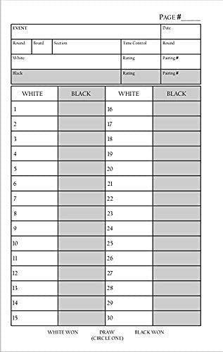 WE Games Hardcover Chess Scorebook & Notation Pad - Soft Touch - Picture 4 of 7