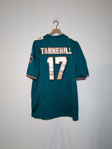Nike On Field Miami Dolphins Ryan Tannehill #17 Jersey Mens L