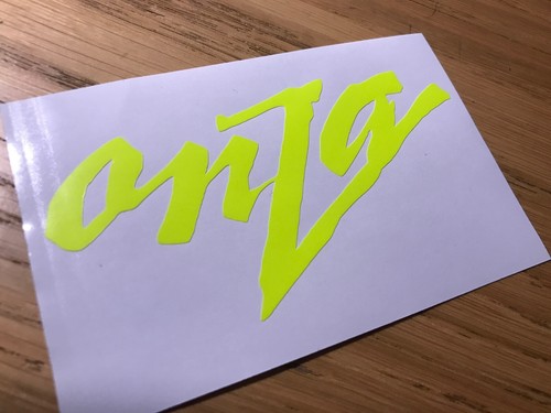 Onza Porcupine Porcs NEON Sticker Decal Logo diecut vinyl Bike MTB BMX VAN RETRO - Picture 4 of 24