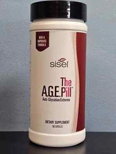 Sisel The A.G.E. AGE Pill Anti-Glycation Extreme 180 Capsules - New! Exp 5/2026