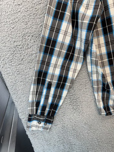 Wrangler Jeans Co authentisches Herrenhemd Größe Medium kariert Knopfleiste - Bild 13 von 21