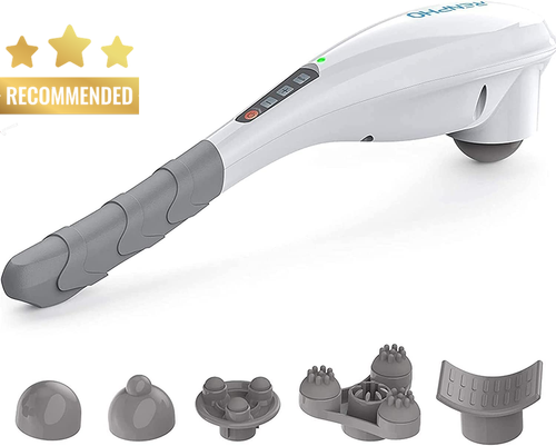 Handheld Massager Rechargeable Deep Tissue Cordless Electric Percussion Back Nec - Picture 10 of 12