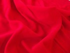 Luxury 100% Cotton Velvet Velour Fabric Material - RED