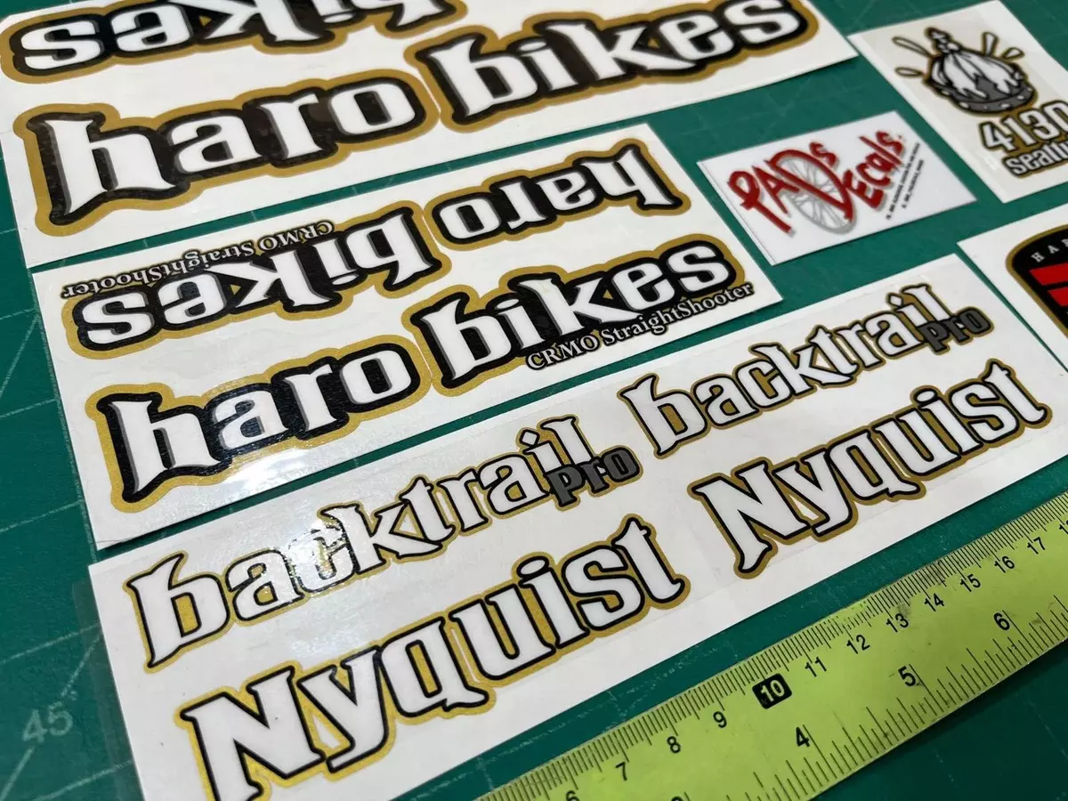 Haro backtrail pro bmx sticker decals eBay