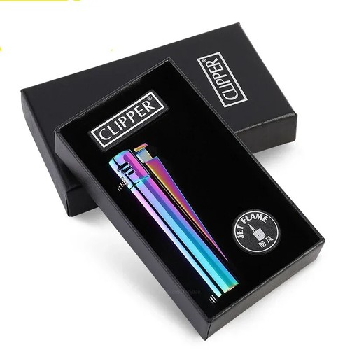 España Original CLIPPER Muela Metálica Gas Butano Encendedor Jet Antorcha - Imagen 24 de 32