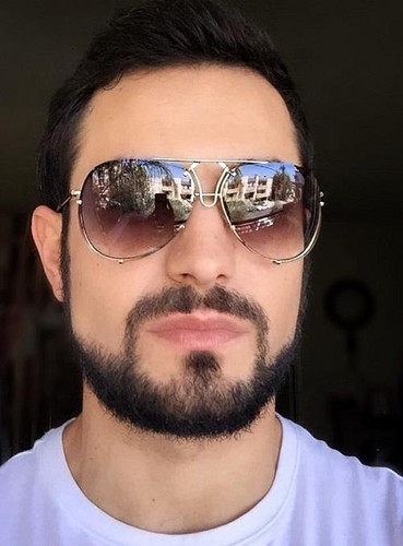 Gafas de sol vintage grandes con marco de metal Posche tonos Gangsta 3663 para hombre - Imagen 2 de 14