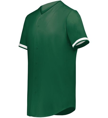 Augusta Sportswear 6910 Youth Cutter+ Full Button Baseball Jersey T-Shirt - Picture 4 of 21