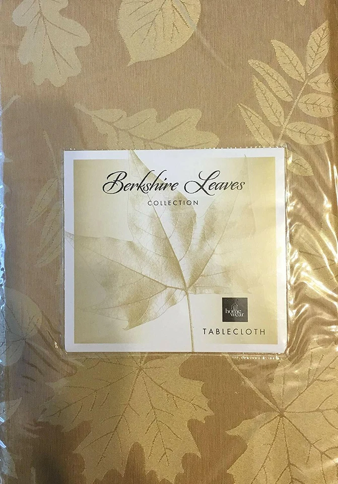 Homewear Harvest Berkshire Leaves Oblong Tablecloth, Gold (60-in x 104-in) - Image 2 of 2