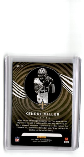 2023 Panini Illusions #81 Kendre Miller Retail RC - Bild 2 von 2