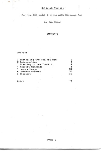 Solidisk User Guides and Manuals for the BBC Micro - Bild 6 von 17