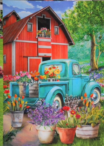"Farm in the Spring" Decorative Spring House Flag 40"h x 28"w - Bild 2 von 6