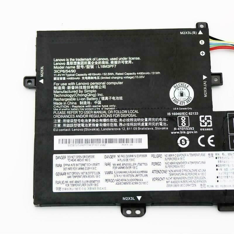 L18L3PF3 L18M3PF7 L18M3PF6 New Battery For Lenovo Ideapad S340-15api S340-15iwl