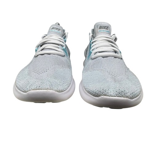 Nike 2017 Free Rn Flyknit Azul Glaciar Cómodo Zapatos para Correr/Entrenamiento Mujeres talla 9 - Imagen 4 de 10