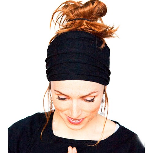 Women's Bandana Print Headband Paisley Twisted Hair Wrap Twisted Stretchable - Picture 8 of 57