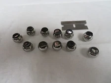 .500" PLX SMR/BMR/RRR for Leica, FARO, API Laser Trackers - Lot of 11 - PC85
