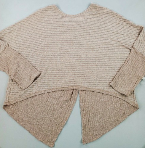 SPLENDID women activewear fitness top RH8S104 WH1 beige knit tie XL - Picture 9 of 12