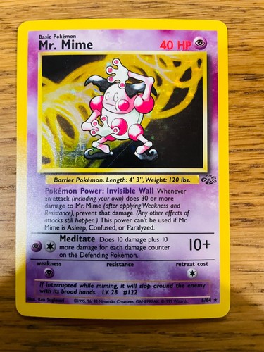 Mr Mime (6/64) Holo Dschungel Set Pokémonkarte! SCHNELL & KOSTENLOS P&P! - Bild 77 von 90