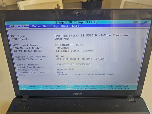 Acer Aspire 5551-2805 - Picture 3 of 11