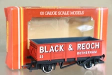 HORNBY R021 BLACK & REOCH ROTHERHAM STEEL SIDED MINERAL WAGON 22 MINT BOXED of