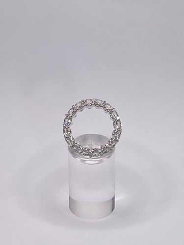 Anello Memory Oro Bianco 585/000 6,19 Ct di LUXUS4YOU - Foto 5 di 7
