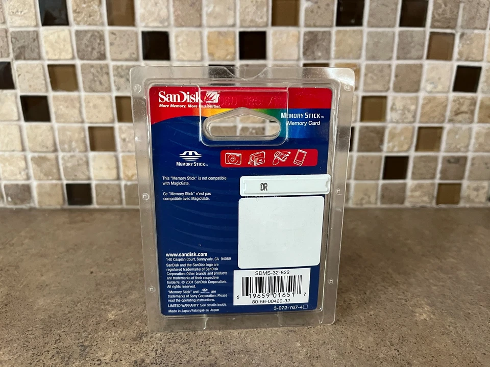SANDISK 32 MB MEMORY STICK SDMS-32-822. J1-3 - Image 3 of 4