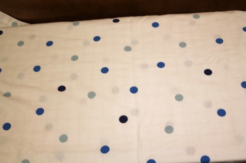 Cortina de ducha Kate Spade New York azul lunares tela 74" x 69" - Imagen 3 de 3