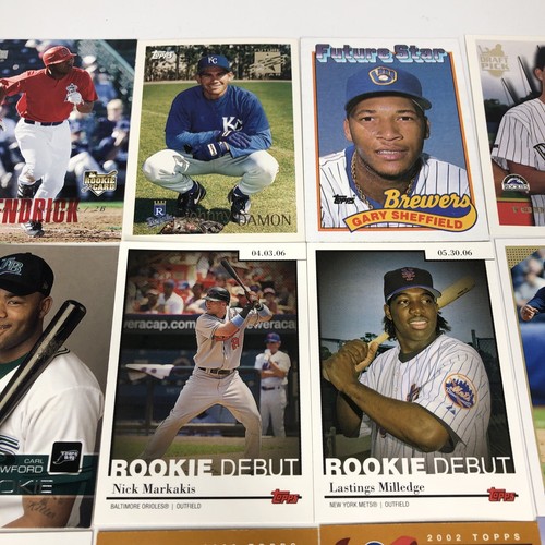 MLB Rookie Draft Pick Baseball Card Lot, Damon, Martinez- 16 Cards - Picture 3 of 8