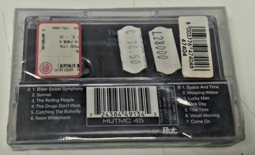 urban hymns - the verve - 724384491345 - originale - sigillata - Immagine 2 di 2