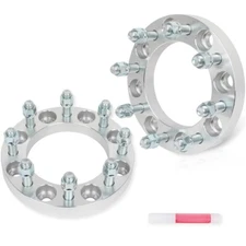 2Pcs 1" or 25mm 8x6.5 Wheel Spacers 9/16" Studs For Dodge Ram 3500 1994-2010