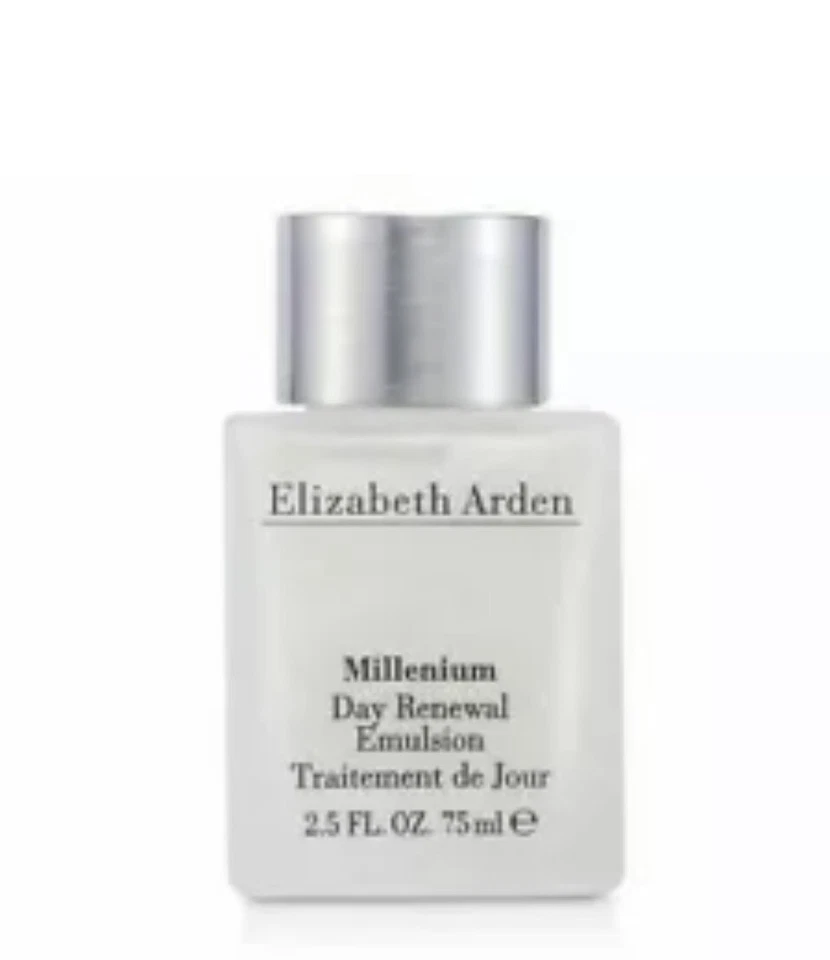 Paquete de 2 emulsiones de renovación de día del milenio ELIZABETH ARDEN 75 ml sin caja TOTALMENTE NUEVAS Foto 2 de 2