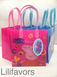 24 Pcs Peppa Pig Goo Bags Birthday Gift Loot Goody Ebay Image Is Loading 24 Pcs Peppa Pig Goo Bags Birthday Gift