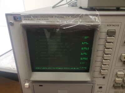 HP Hewlett Packard 4145A Semiconductor Parameter Analyzer HP Hewlett Packard 4145A Semiconductor Parameter Analyzer