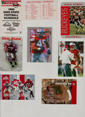 New 1992 Budweiser OHIO STATE Buckeyes Football Helmet Schedule Poster New 1992 Budweiser OHIO STATE Buckeyes Football Helmet Schedule Poster