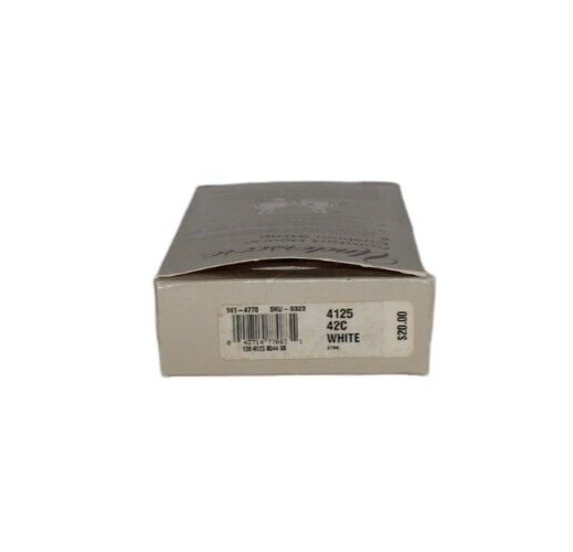 Vintage 80s Underscore Bra Wire Free White Cushion Comfort Wide Strap Size 42C - Image 3 of 3