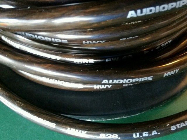 Audiopipe HWY 836 PW-4B Primary Wire Black Standard 4 Gauge Approximately 87' for sale online | eBay