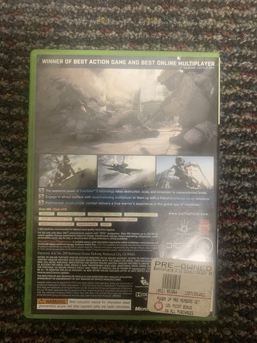 Battlefield 3 (Microsoft Xbox 360, 2011) Tested Working Two Discs - Picture 2 of 8
