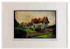 607036 Grand Palace, Bangkok, Thailand Watercolour Picture Frame